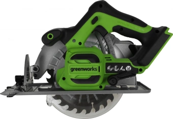 Циркулярная пила (дисковая) Greenworks GD24CS (ручная) D диска.:185мм (1500907) - купить недорого с доставкой в интернет-магазине