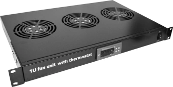 Блок 3-х вентиляторов TWT (TWT-CBB-FANB3-RACK-T) 19". с подшипниками. с термостатом. 1U - купить недорого с доставкой в интернет-магазине