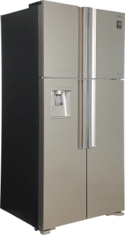 Холодильник Hitachi R-W660PUC7X GC 2-хкамерн. шампань глянц. инвертер - купить недорого с доставкой в интернет-магазине