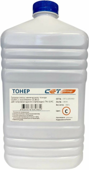 Тонер Cet CE28-C CET111053C500 голубой бутылка 500гр. для принтера KONICA MINOLTA Bizhub C258/308/368/227i/257i - купить недорого с доставкой в интернет-магазине