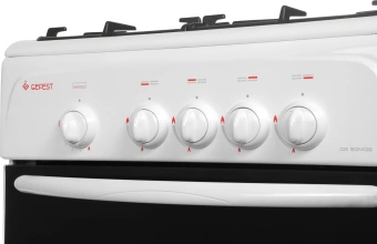 Плита Газовая Gefest CG 50М02 К73 белый (без крышки) реш.чугун - купить недорого с доставкой в интернет-магазине