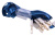 Шнур для пропуска Deli 8352blue 45х1см нейлон синий (упак.:12шт) пластиковый пакет - купить недорого с доставкой в интернет-магазине