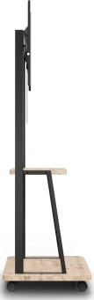 Стойка для телевизора Holder PR-108 черный/дуб 32"-65" макс.40кг напольный мобильный - купить недорого с доставкой в интернет-магазине