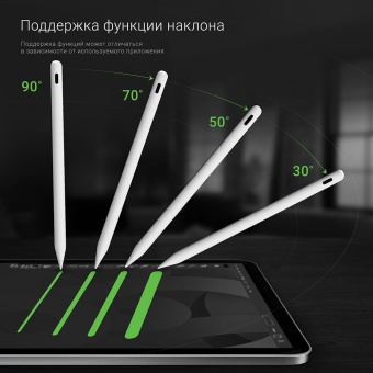 Стилус Digma Pro i2 для Apple iPad/Pro/Air/Mini белый (DGSPI2WT) - купить недорого с доставкой в интернет-магазине