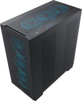 Корпус Formula Air Power G5 EX черный без БП ATX 4x120mm 2xUSB3.0 1xUSB3.1 audio bott PSU - купить недорого с доставкой в интернет-магазине