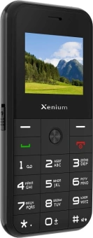 Мобильный телефон Xenium X718 черный моноблок 2Sim 1.77" 128x160 Spreadtrum ThreadX RTOS 0.3Mpix GSM900/1800 MP3 - купить недорого с доставкой в интернет-магазине
