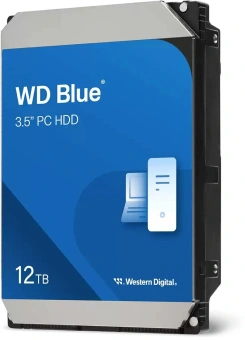 Жесткий диск WD SATA-III 12TB WD120EAGZ Desktop Blue (7200rpm) 512Mb 3.5" - купить недорого с доставкой в интернет-магазине