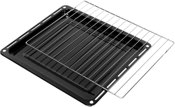 Духовой шкаф Электрический Domfy DM6642EO BG стекло черное - купить недорого с доставкой в интернет-магазине