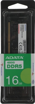 Память DDR5 16GB 4800MHz A-Data AD5S480016G-S RTL PC4-38400 CL40 SO-DIMM 262-pin 1.1В single rank Ret - купить недорого с доставкой в интернет-магазине