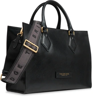 Сумка женская The Bridge Ida 04101501/30 черная натур.кожа - купить недорого с доставкой в интернет-магазине