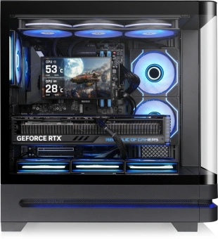 Корпус Thermaltake Arcus 290 TG черный без БП ATX 2xUSB3.0 audio bott PSU - купить недорого с доставкой в интернет-магазине