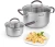 Кастрюля Rondell Akzent RDS-1387 2.1л. d=18см (с крышкой) стальной - купить недорого с доставкой в интернет-магазине