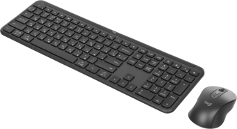 Клавиатура + мышь Logitech MK950 клав:графитовый/черный мышь:черный/серый USB беспроводная Bluetooth/Радио slim (920-012500) - купить недорого с доставкой в интернет-магазине