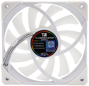 Вентилятор для корпуса Thermalright TL-C12015W-S ARGB 120х120x15 белый 4-pin 24.1дБ (TL-C12015W-S-ARGB) Ret - купить недорого с доставкой в интернет-магазине