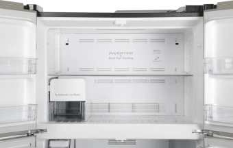 Холодильник Hitachi R-W660PUC7X GC 2-хкамерн. шампань глянц. инвертер - купить недорого с доставкой в интернет-магазине