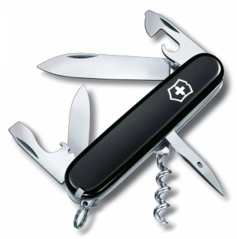 Нож перочинный Victorinox Spartan (1.3603.3) 91мм 12функц. черный карт.коробка - купить недорого с доставкой в интернет-магазине