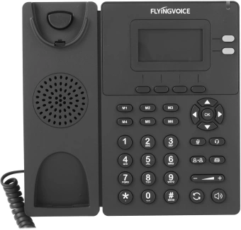 Телефон IP Flyingvoice P20P черный - купить недорого с доставкой в интернет-магазине