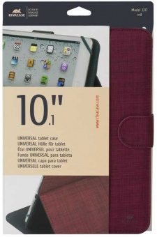 Универсальный чехол Riva для планшета 10.1" 3317 полиэстер красный - купить недорого с доставкой в интернет-магазине