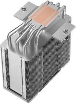 Устройство охлаждения(кулер) Deepcool AG600 нет подсветки Soc-AM5/AM4/1200/1700/1851 серебристый/черный 4-pin 29.22dB Al+Cu 260W 686gr Ret (R-AG600-BKNPMG2-G) - купить недорого с доставкой в интернет-магазине