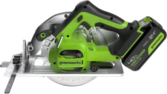 Циркулярная пила (дисковая) Greenworks GD24CS (ручная) D диска.:185мм (1500907CUB) - купить недорого с доставкой в интернет-магазине