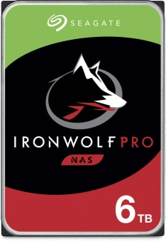 Жесткий диск Seagate SATA-III 6TB ST6000NT001 NAS Ironwolf Pro 512E (7200rpm) 256Mb 3.5" - купить недорого с доставкой в интернет-магазине
