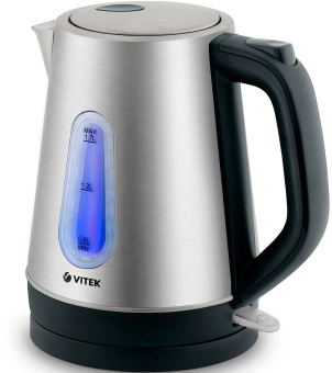 Чайник электрический Vitek VT-7038 1.8л. 2200Вт сталь корпус: металл - купить недорого с доставкой в интернет-магазине