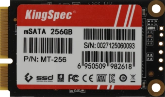Накопитель SSD Kingspec mSATA 256GB MT-256 MT Series mSATA - купить недорого с доставкой в интернет-магазине