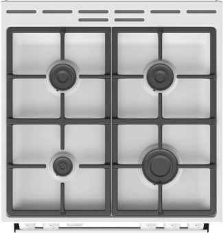 Плита Газовая Gorenje GG6A10WFFM белый (без крышки) реш.сталь - купить недорого с доставкой в интернет-магазине