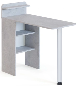 Стол для компьютера Сокол СП-19 складн. столешница ЛДСП бетон каркас хром (00-00015992) - купить недорого с доставкой в интернет-магазине