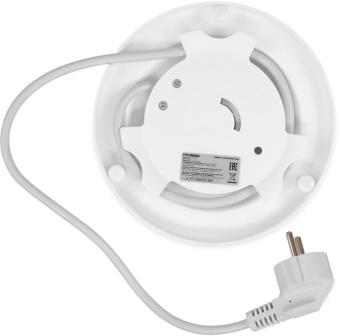 Чайник электрический Hyundai HYK-P2407 1.7л. 2200Вт белый/голубой корпус: пластик - купить недорого с доставкой в интернет-магазине