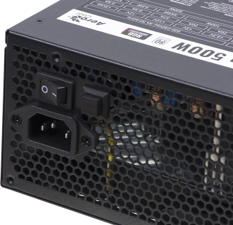 Блок питания Aerocool ATX 500W CYLON 500 80+ 24pin APFC 120mm fan color 5xSATA RTL - купить недорого с доставкой в интернет-магазине