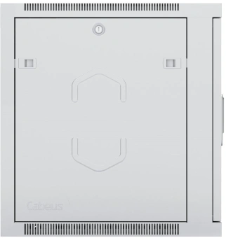 Шкаф коммутационный Cabeus (SH-05F-12U60/45-R) настенный 12U 600x450мм пер.дв.стекл 50кг серый 390мм IP20 сталь - купить недорого с доставкой в интернет-магазине