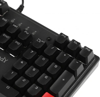 Клавиатура A4Tech Bloody S515R механическая черный USB for gamer LED (подставка для запястий) (S515R FIRE BLACK) - купить недорого с доставкой в интернет-магазине