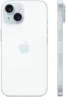 Смартфон Apple A3090 iPhone 15 128Gb 6Gb голубой моноблок 3G 4G 1Sim 6.1" 1179x2556 iOS 17 48Mpix 802.11 a/b/g/n/ac/ax NFC GPS GSM900/1800 Protect - купить недорого с доставкой в интернет-магазине