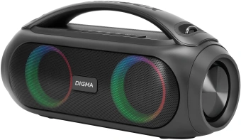 Колонка порт. Digma D-PS1530 черный/черный 50W 2.1 BT 10м 3000mAh (SP1530B) - купить недорого с доставкой в интернет-магазине