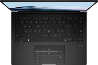 Ноутбук Asus Zenbook 14 UM3406GA-QD132 Ryzen AI 5 430 16Gb SSD512Gb AMD Radeon 840M 14" OLED WUXGA (1920x1200) без ОС black WiFi BT Cam Bag (90NB17R1-M006K0) - купить недорого с доставкой в интернет-магазине