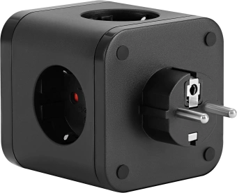 Сетевой разветвитель Buro BU-PW3UC-Plus-B (3 розетки) черный (коробка) - купить недорого с доставкой в интернет-магазине