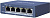 Коммутатор Hikvision DS-3E0505P-E(B) 1x100Мбит/с 4x1Гбит/с 4PoE+ 60W неуправляемый