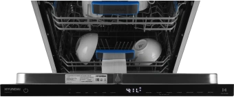 Посудомоечная машина встраив. Hyundai HBD 665 2100Вт полноразмерная нержавеющая сталь инвертор - купить недорого с доставкой в интернет-магазине