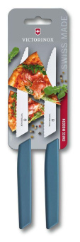 Набор ножей кухон. Victorinox Swiss Modern (6.9006.12W2B) компл.:2шт синий блистер - купить недорого с доставкой в интернет-магазине