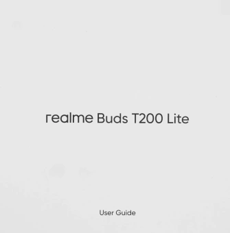 Гарнитура внутриканальные Realme Buds T200 Lite черный беспроводные bluetooth в ушной раковине (6941764454491) - купить недорого с доставкой в интернет-магазине