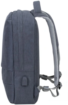 Рюкзак для ноутбука 15.6" Riva 7562 темно-серый полиэстер - купить недорого с доставкой в интернет-магазине
