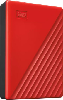 Жесткий диск WD USB3.2 Gen1 5TB WDBPKJ0050BRD-WESN My Passport 2.5" красный - купить недорого с доставкой в интернет-магазине