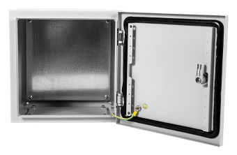 Шкаф электротехнический Elbox EMW-300.300.150-1-IP66 потол.пан. пан.основ. монтаж.пан. одноствор. настенный 300мм 300мм 150мм 135мм IP66 IK10 50кг белый металл уличный всепогодный - купить недорого с доставкой в интернет-магазине