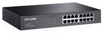 Коммутатор TP-Link TL-SG1016D (L2) 16x1Гбит/с неуправляемый - купить недорого с доставкой в интернет-магазине