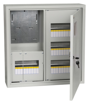 Щит распределительный IEK MKM32-N-36-31-ZO TITAN ЩУРн-3/36зо-1 36 УХЛ3 навесной 550мм 165мм 560мм 36мод. металл IP31 серый с возможностью установки счетчика (упак.:1шт) - купить недорого с доставкой в интернет-магазине