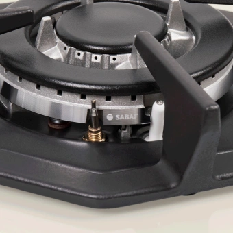 Газовая варочная поверхность Maunfeld EGHG.64.23CBG/G бежевый - купить недорого с доставкой в интернет-магазине