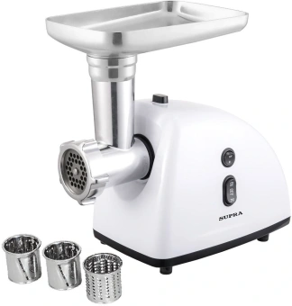 Мясорубка Supra MGS-1805T 1800Вт белый - купить недорого с доставкой в интернет-магазине