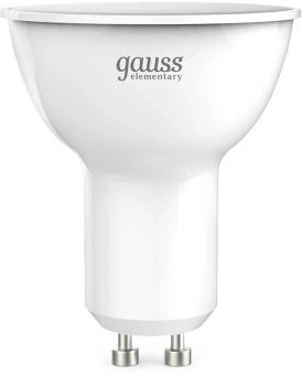 Лампа светодиодная Gauss Elementary 13621 11Вт цок.:GU10 софит 180B св.свеч.бел.нейт. MR16 (упак.:10шт) - купить недорого с доставкой в интернет-магазине