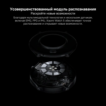 Смарт-часы Xiaomi Watch 5 47мм 1.54" AMOLED корп.серебристый рем.зеленый разм.брасл.:135-205мм (BHR07WPGL) - купить недорого с доставкой в интернет-магазине